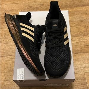 Adidas Black and Bronze Sneakers Ultraboost 1.0